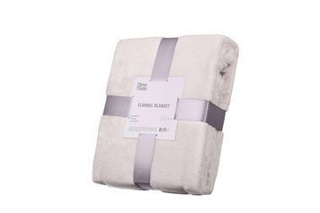 ARDESTO Плед Flannel, 160х200см, айворі, 100% поліестер