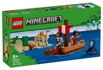 LEGO Конструктор Minecraft Путишествие на пиратском корабле 21259- фото