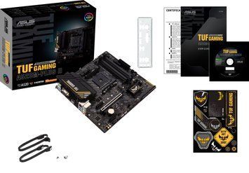 ASUS Материнcкая плата TUF GAMING A520M-PLUS II sAM4 A520 4xDDR4 HDMI DVI D-Sub mATX 90MB17G0-M0EAY0 фото