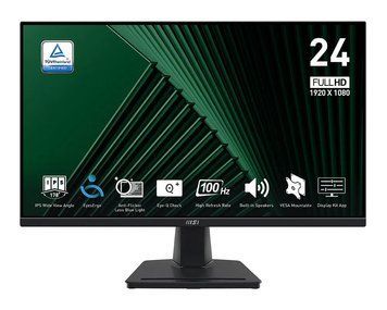 MSI Монітор MSI 23.8" PRO MP245G D-Sub, HDMI, DP, MM, IPS, 100Hz, 1ms, sRGB 102%, AdaptiveSync 9S6-3PC1CM-004 фото
