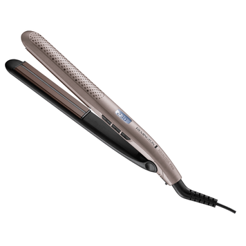 Remington Випрямляч Aqualisse PRO, 230Вт, темп.режимів-10, дисплей, кераміка, сріблястий S7972 фото