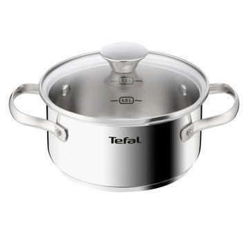 Tefal Tefal Minis Casserole with lid, 1.5 L, stainless steel, glass H8744255 фото