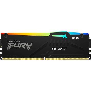 Память ПК Kingston DDR5 32GB 5600 Beast Black RGB KF556C40BBA-32 фото