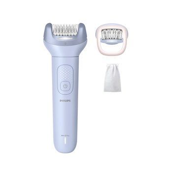 Philips Епілятор Series 8000 дисковий, аккумул., пінцет.-32, волог.+сух., футляр, з підсвіткою, білий BRE708/00 фото