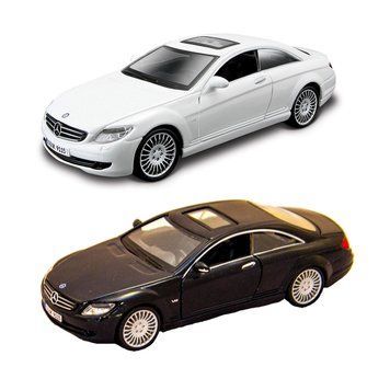 Автомодель - MERCEDES-BENZ CL-550 (белый, черный, 1:32) 18-43032 фото