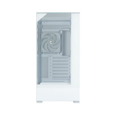 Zalman PC case P40 Prism без БЖ, 2xUSB3.0, 1xUSBType-C, 1x120мм ARGB, VGA 420мм, LCS ready, TG 3x Panels, ATX, білий P40PRISMWHITE фото
