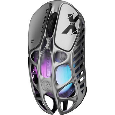 GravaStar Мышь Mercury X Pro, 8K, BT/WL/USB-A, RGB, серый GSXPRO_GRY фото