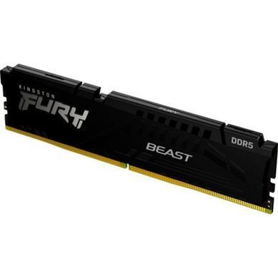 Kingston Пам'ять ПК Kingston DDR5 16GB 6000 FURY Beast RGB EXPO KF560C30BBEA-16 фото
