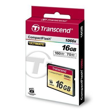 Transcend Карта памяти CF 16GB 1066X TS16GCF1000 фото