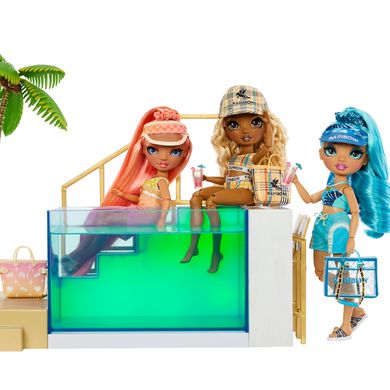 Ігровий набір для ляльок RAINBOW HIGH серії "Pacific Coast" - ВЕЧІРКА БІЛЯ БАСЕЙНУ (світло) 578475 фото