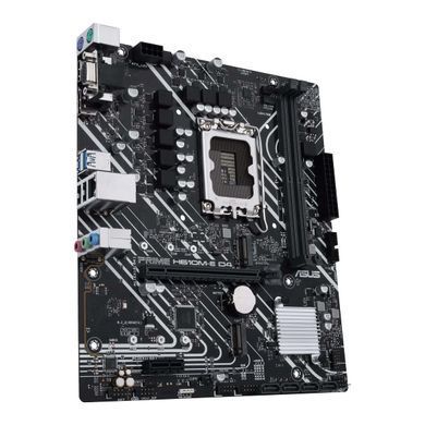 ASUS Материнcкая плата PRIME H610M-E D4-CSM s1700 H610 2xDDR4 M.2 HDMI DP VGA mATX CSM 90MB19N0-M1EAYC фото