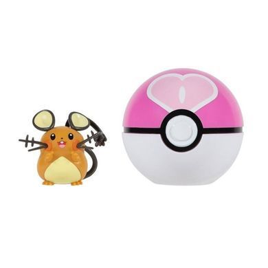 Игровой набор POKEMON W15 - ДЕДЕННЭ В ПОКЕБОЛЕ (игровая фигурка, покебол) PKW3138 фото