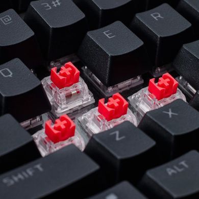 HyperX Клавіатура механічна Alloy Rise 75key, Red, USB-A, EN/UA, RGB, чорний 7G7A4AA фото