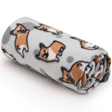 ARDESTO Плед Fleece, 130х160см, 100% полиэстер, корги