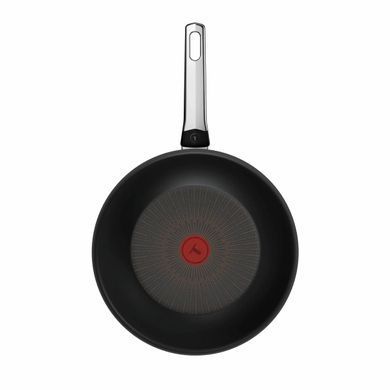 Tefal Сковорода ВОК Tefal Excellence Fusion,28см, алюміній, нержавіюча сталь, бакеліт, чорний G3381902 фото