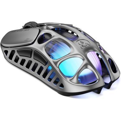 GravaStar Мышь Mercury X Pro, 8K, BT/WL/USB-A, RGB, серый GSXPRO_GRY фото