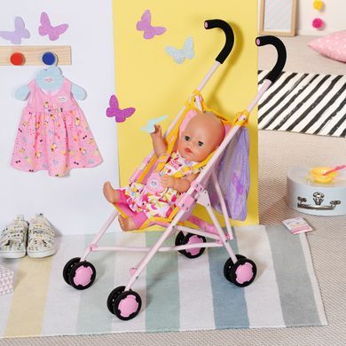 Коляска для куклы BABY BORN - ЧУДЕСНАЯ ПРОГУЛКА S2 (прогулочная, складная, с сумочкой) 828663 фото