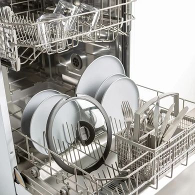 Tefal Набір скляних кришок Ingenio, 16см, 18см, 20см, скло, пластик, чорний L9849053 фото