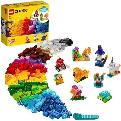 Конструктор LEGO Classic Прозрачные кубики 11013 фото