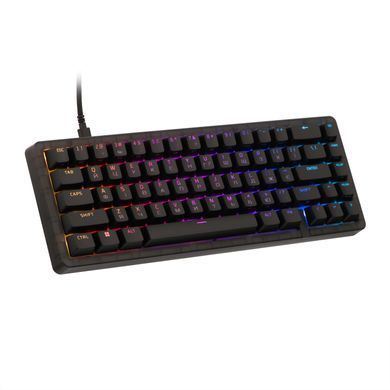HyperX Клавіатура механічна HyperX Alloy Origins 2 65key, Red, USB-A, Hot-Swap, EN/UA, RGB, чорний B4QS3AA фото