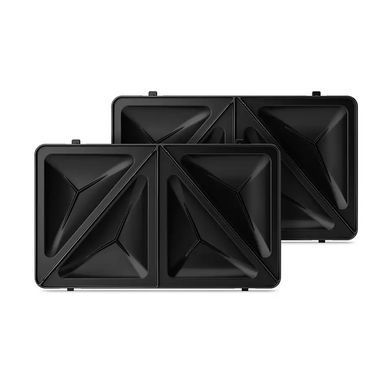 Philips Мультимейкер Series 5000 750Вт, антипригарне покриття, 3 пластини, корпус-пластик, чорно-сріблястий HD2350/80 фото