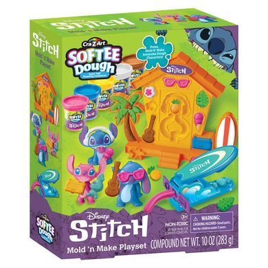 Cra-Z-Art Cra-Z-Art Modelling dough with Stitch Figure, Set 11pcs 36863CRA фото