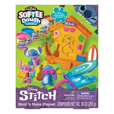 Cra-Z-Art Cra-Z-Art Modelling dough with Stitch Figure, Set 11pcs 36863CRA фото