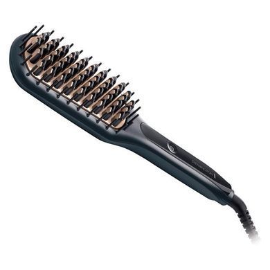 Remington Щітка-випрямляч Straight Brush, 62Вт, темп.режимів-3, 150-230С, іонізація, кераміка, сірий CB7400 фото