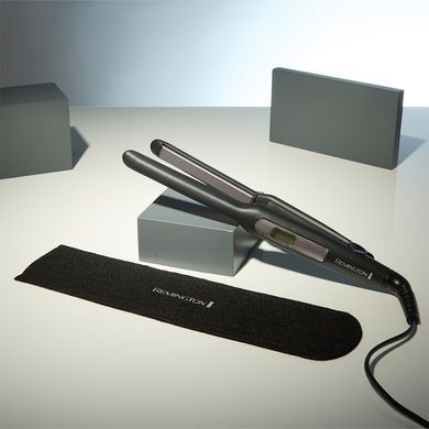 Remington Випрямляч PRO-Ceramic Extra Slim, темп.режимов-9, 150-230С, чохол, дісплей, кераміка, чорний S5515 фото