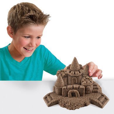 Песок для детского творчества - KINETIC SAND BEACH (натуральный цвет, 1 360 г) 71435 фото