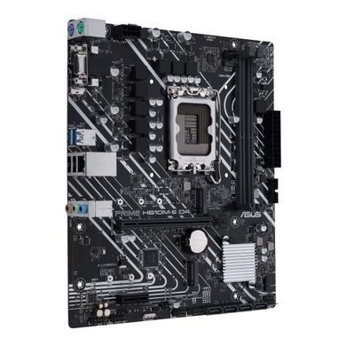 ASUS Материнcкая плата PRIME H610M-E D4-CSM s1700 H610 2xDDR4 M.2 HDMI DP VGA mATX CSM 90MB19N0-M1EAYC фото