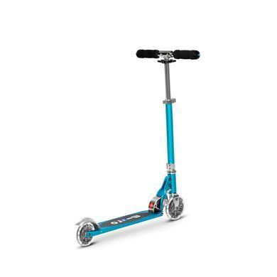 Самокат MICRO серії "Sprite LED" &ndash; БЛАКИТНИЙ ОКЕАН (до 100 kg, двоколісний, світло) SA0210 фото