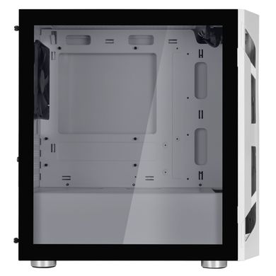Корпус SilverStone FARA FAH1MW-G, без БП, 1xUSB3.0, 2xUSB2.0, 1x120mm Black fan, TG Side Panel, mATX, White SST-FAH1MW-G фото