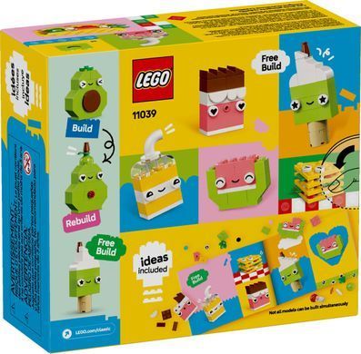LEGO Конструктор LEGO Classic Творчі друзі з їжею 11039 фото