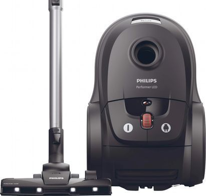 Philips Пилосос мішковий Series 8000, 900Вт, конт пил -4л, НЕРА 13, чорний XD8122/10 фото