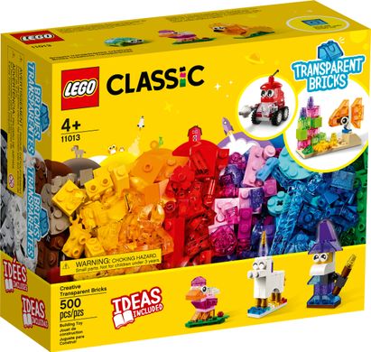 Конструктор LEGO Classic Прозрачные кубики 11013 фото