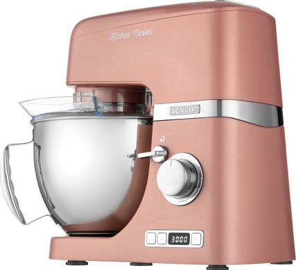 Кухонна машина Sencor STM78ХХ, 1000Вт, чаша-метал, корпус-метал+пластик, насадок-15, рожевий STM7875RS фото