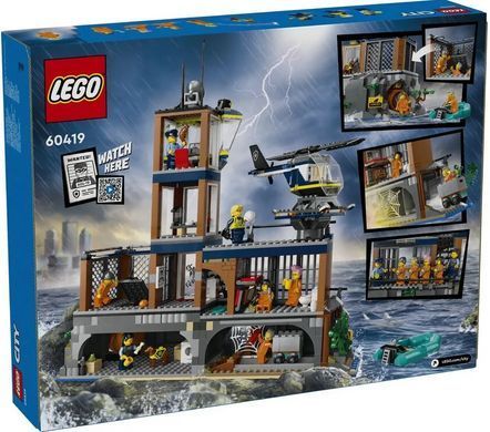 LEGO Конструктор City Полицейский остров-тюрьма 60419 фото