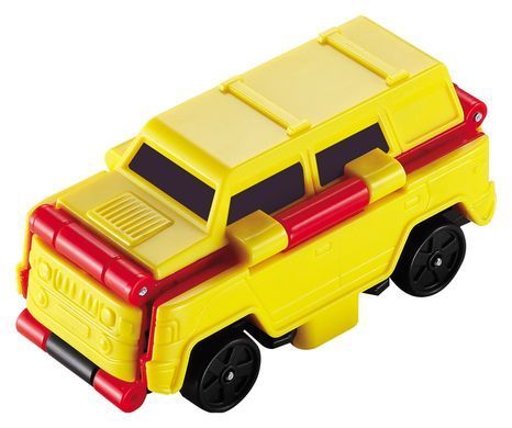 Flip Cars Машинка-трансформер 2 в 1 Пожарный автомобиль и Внедорожник EU463875-05 фото
