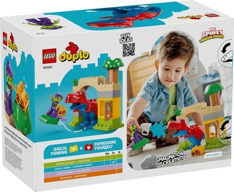 LEGO Конструктор LEGO DUPLO Disney Динозавр Spidey-Rex проти Зеленого Гобліна 10463 фото