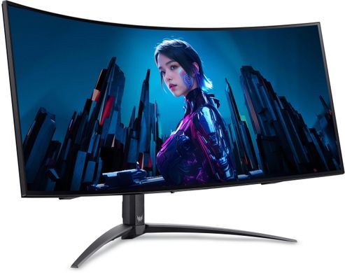 Acer Монитор 34" X34Xbmiiphuzx 2xHDMI, DP, USB-C, MM, OLED, 2560x1440, 240Hz, 1ms, CURVED UM.CXXEE.X01 фото