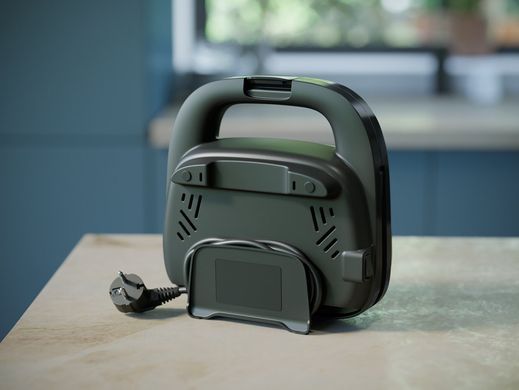 Philips Сендвічмейкер Series 3000 750Вт, антипригарне покриття, корпус-пластик, чорний HD2330/90 фото