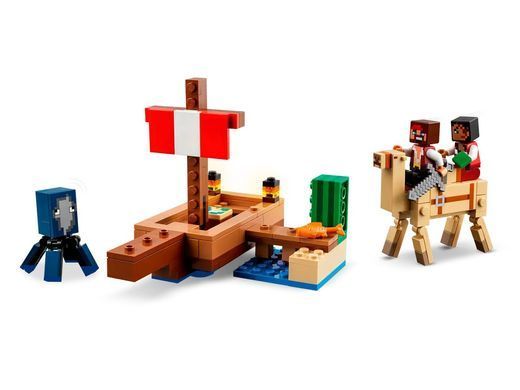 LEGO Конструктор Minecraft Подорож на піратському кораблі 21259- фото