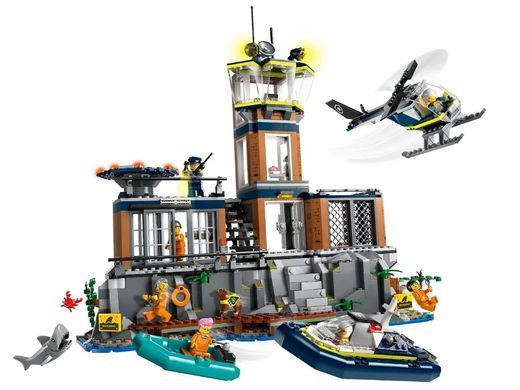 LEGO Конструктор City Полицейский остров-тюрьма 60419 фото