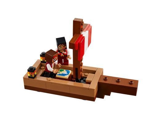 LEGO Конструктор Minecraft Подорож на піратському кораблі 21259- фото