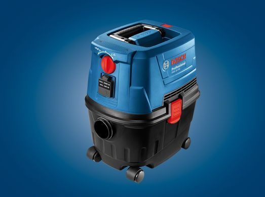 Bosch Пылесос профессиональный GAS 15 PS, 1100Вт, 220мБар, контейнер 15л, 8кг 0.601.9E5.100 фото