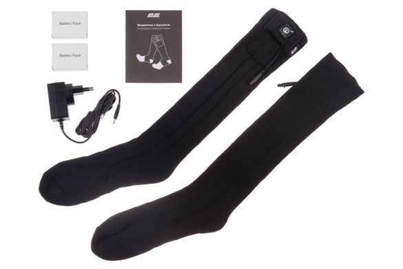 Шкарпетки з підігрівом 2E Race Plus Black високі, розмір XL 2E-HSRCPXL-BK фото