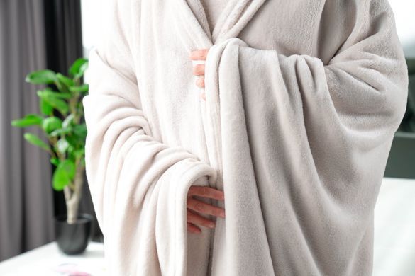 ARDESTO Плед Flannel, 160х200см, айвори, 100% полиэстер