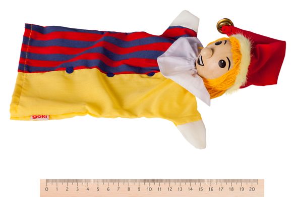 Лялька-рукавичка goki Клоун 51999G фото