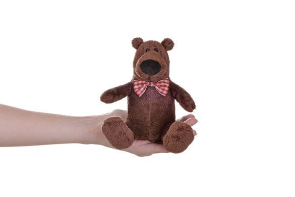 М'яка іграшка Same Toy Полярний ведмедик коричневий 13 см THT667 фото